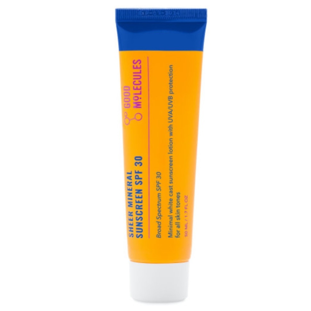 NIB Good Molecules Sheer Mineral Sunscreen SPF 30